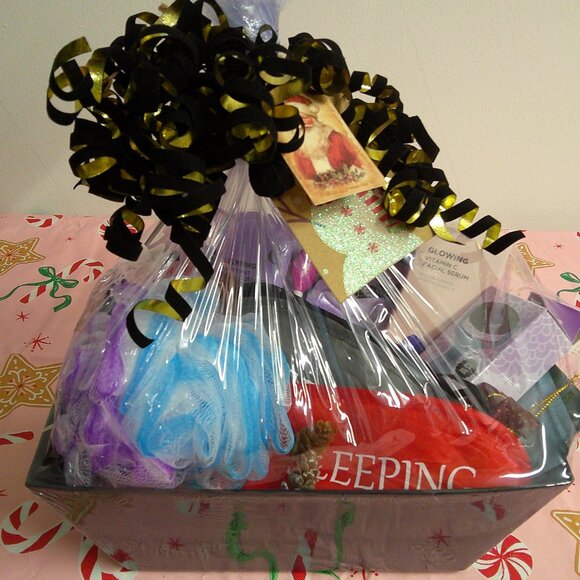 Glow Essentials-17-Piece Christmas Self-Care Gift Basket, Radiance Made Simple - Picture 1 of 6